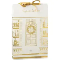 J-Line geurkaars Surprise Window - goud/wit - 12 candles