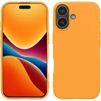 Kwmobile telefoonhoesje geschikt voor Apple iPhone 17 - Hoesje voor smartphone - Back cover in fruitig oranje