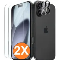 Ntech Screenprotector geschikt voor iPhone 17 ScreenProtector en Camera lens protector/ Tempered glass - Beschermglas - Glasplaatje - 2+2 stuks