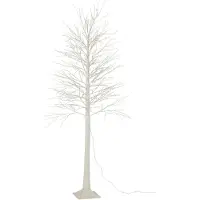 J-Line decoratie Boom 2000 Led - metaal - wit - large