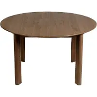 UMAGE Comfort Circle Uitschuifbare Eettafel Smooth | Dark Oak