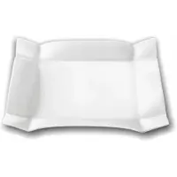 Wilmax Porseleinen Dessertborden Vierkant 20x20 cm - Set van 3