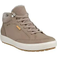 Ecco 450493 SOFT Veterschoenen | Maat 40 Dames Taupe