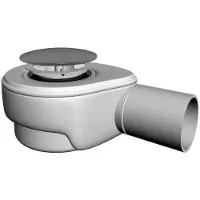 Kerra Speed sifon 50mm voor hoge douchebak van douchecabine