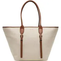 Michael Kors Large Buckle Tote Luggage Size: OS | Handbags Outlet | Dames | Beige