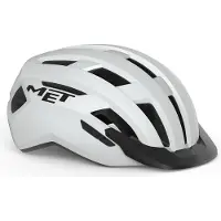 Met Allroad Fietshelm Mannen & Vrouwen – Fietshelm Volwassenen – Maat L (58-61cm) – White