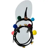 Uzurii Mystique pompom wit