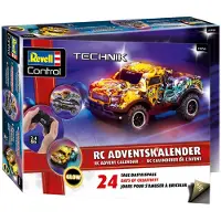 Revell Adventskalender 2025 - 01056 RC Auto - De Ultieme Kerstrijder - RC Voertuig Plastic Kerstontwerp - 2,4 GHz - 1:22