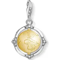 Thomas Sabo Hanger, Vintage wereldbol, (925 zilver)