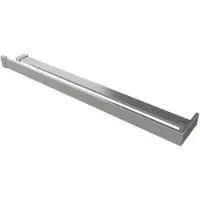 Saqu Modulo handdoekhouder met planchet voor douchewand 120cm Chroom