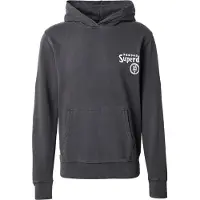 Superdry Sweatshirt 'Tokyo Narrative' donkergrijs / wit