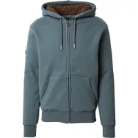 Superdry Sweatvest 'BORG' basaltgrijs