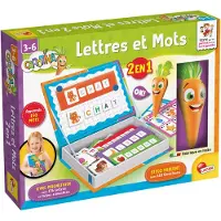 Lisciani - Carotina - Joeux Magnetique avec stylo parlant 2en 1 lettre et mots - Fr
