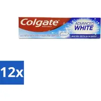 Colgate 12 x - Advanced White - Tandpasta - 100ml - Tandpasta - Witte Tanden - Vlekverwijdering - Tandbederf - Gaatjes