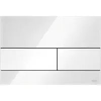 Tece TECEsquare - Bedieningsplaat, wit glas 9240800