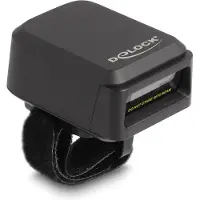 DeLOCK Ring Barcode Scanner 1D and 2D with 2.4 GHz or Bluetooth - Wireless Charging Function