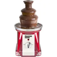 SCH Chocoladefontein - Chocolade fontein - Chocolade druppels - Rood - ‎17cm x 17cm x 31cm