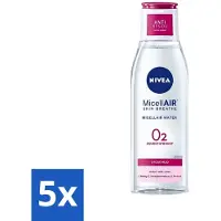 Nivea 5 x - O2 Zuurstofboost Micellair Water - Droge Huid - 200 ml - Micellair Water - Droge Huid - Zuurstofboost - Reiniging - Hydratatie