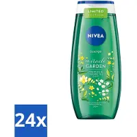 Nivea 24 x - Douchegel - Freesia & Groene Thee - 250 ml - Douchegel Freesia Groene Thee - Douchegel Voor Huidverzorging - Frisse Geur Douchegel - Hydraterende Douchegel - PH-huidneutraal