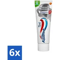 Aquafresh 6 x Tandpasta Tandsteen Controle Frisse Adem 75 ml - Tandsteen Controle - Tandpasta - Tandplak Verwijderen - Bescherming Tegen Tandsteen - Gezond Tandvlees