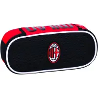 Seven 8055714231518 schooletui Zachte etui Polyester Zwart, Rood