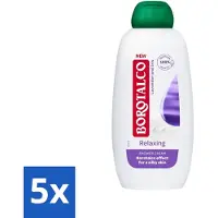 Borotalco 5 x - Douchegel - Relaxing - Lavender & Iris - 250 ml - Douchegel - Ontspanning - Lavendel - Iris - Huidverzorging