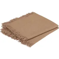 Atmosphera Maha servetten set van 2 - Katoen - Linnen beige - 40 x 40 cm