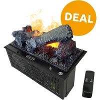Xaralyn Waterdamphaard - Opti-Myst Cassette 400 - met houtset - met afstandsbediening - elektrische haard - inbouwhaard met waterdamp - vlamhoogte aanpasbaar
