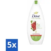 Dove 5 x - Douchegel - Revitalising - Verfrissend - 225 ml - Douchegel - Huidverzorging - Verfrissend - Revitaliserend - Hydraterend