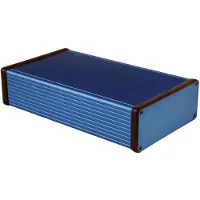Hammond Electronics 1455Q2201BU Universele behuizing 220 x 125 x 51.5 Aluminium Blauw 1 stuk(s)