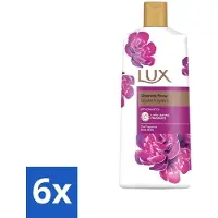 Lux 6 x - Body Wash - Charming Peony - Verzorgende Douchegel - Langdurend - 600 ml - Pioenroos Geur - Body Wash - Douchegel - Hydraterende Bodywash - Langdurige Geur