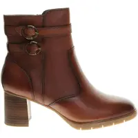 Jana 8-85316-41 Enkellaarzen | Maat 40 Dames Cognac