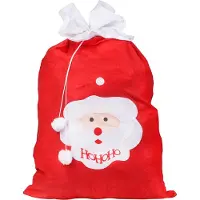 Springos Kerstzak | Cadeauverpakking | Cadeauzak | Cadeautas | Kerst | Rood/Wit