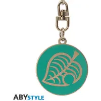 Abystyle Animal Crossing Leaf Logo Metalen Sleutelhanger