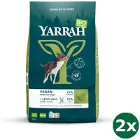 Yarrah 2x10 kg dog biologische brokken vega ultra sensitive tarwevrij hondenvoer