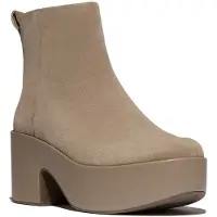 FitFlop Platfforms suede heeled ankle boots