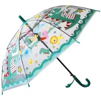Jean Kinder Paraplu | Dieren | Zoo motive | doorzichtig plastic | 96 cm