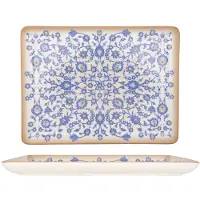 RINART Serveerschaal tiara porselein 24x17 cm set van 2