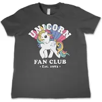My Little Pony Kinder T-Shirt Unicorn Fan Club Kids Tee HSB-12-MLP1004-DTF553 DarkGrey-10 Jahre