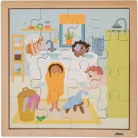 Educo Hygiëne puzzels - In bad gaan - - Educatief speelgoed