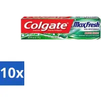 Colgate 10 x - Max Fresh Clean Mint - Tandpasta - 100ml - Voordeelverpakking - 10 stuks
