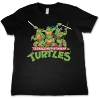 Teenage Mutant Ninja Turtles Teeange Mutant Ninja Turtles Distressed Group Kids T-Shirt Kinder Black-10 Jahre
