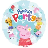 Amscan Peppa Pig folie ballon rond - kinderverjaardag - - helium ballon kinderfeest artikel
