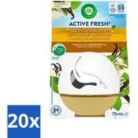 Air Wick 20 x Decosphere - Luchtverfrisser - Vanille & Kamperfoelie - 75ml - Voordeelverpakking - 20 stuks