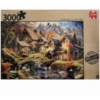 Jumbo - Premium Collection - 3000 stukjes - Cottage at the Lake - Legpuzzel