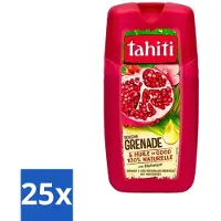 Tahiti 25 x - Douchegel - Granaatappel & Kokosolie - Hydraterend - 250 ml - Douchegel - Hydraterende Douchegel - Kokosolie - Granaatappel - Natuurlijke Douchegel