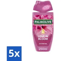 Palmolive 5 x - Douchegel - Love in Bloom - Aroma Essence - 250 ml - Douchegel - Geurige Douchegel - Bloemengeur - Verfrissende Douchegel - Hydraterende Douchegel