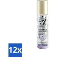 Schwarzkopf 12 x Gliss-Kur - Anti-Klit Spray - Winter Repair - Makkelijke Kambaarheid - 200 ml - Haarkleur - Haarkleur - Haarkleur - Haarkleur - Haarkleur