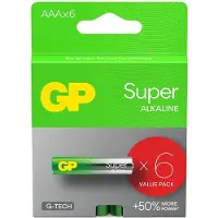GP Super Alkaline AAA Batterijen 72 stuks