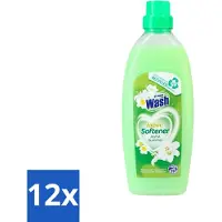 At Home 12 x - Wash - Wasverzachter - Joyful Summer - 20 Wasbeurten - Wasverzachter - Wasverzachter Voor Kleding - Wasverzachter Voor Alle Stoffen - Wasverzachter Fris - Wasverzachter Geur